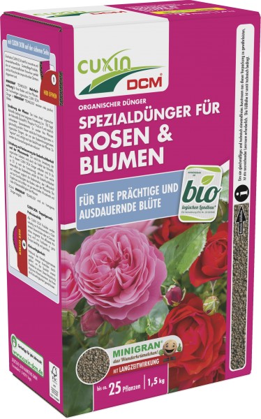 Cuxin DCM Spezialdünger für "Rosen & Blumen" - 1,5 kg