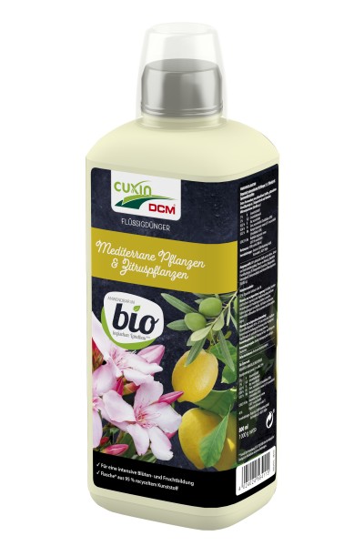 Cuxin DCM Flüssigdünger "Mediterrane Pflanzen & Zitruspflanzen" - 800 ml
