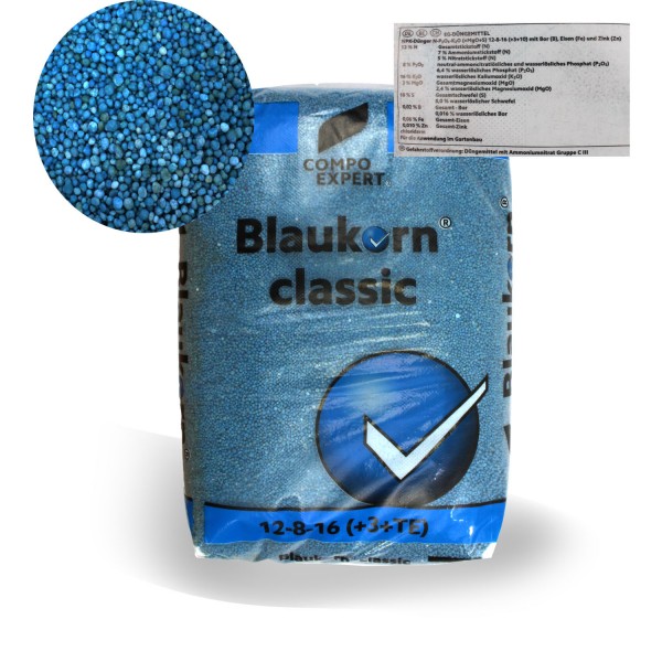 Compo Expert Blaukorn classic 12+8+16 (+3+10) 5kg - 25 kg NPK-Dünger