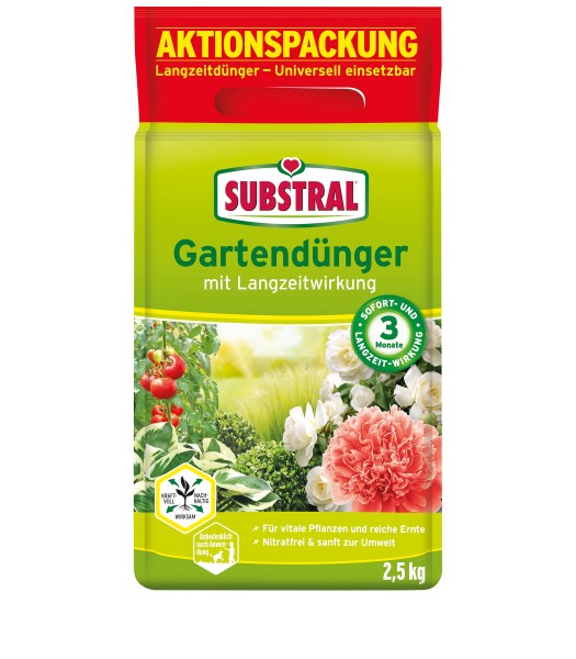 Substral "Gartendünger" mit Langzeitwirkung - 2,5 kg