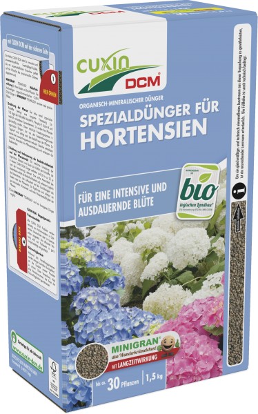 Cuxin DCM Spezialdünger für "Hortensien" - 1,5 kg